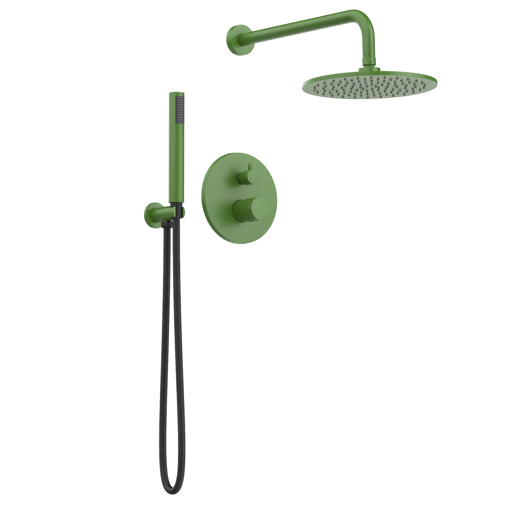 Pack de ducha empotrado 2 vías con rociador de pared Veritas — detalle 4 · Casa Buades