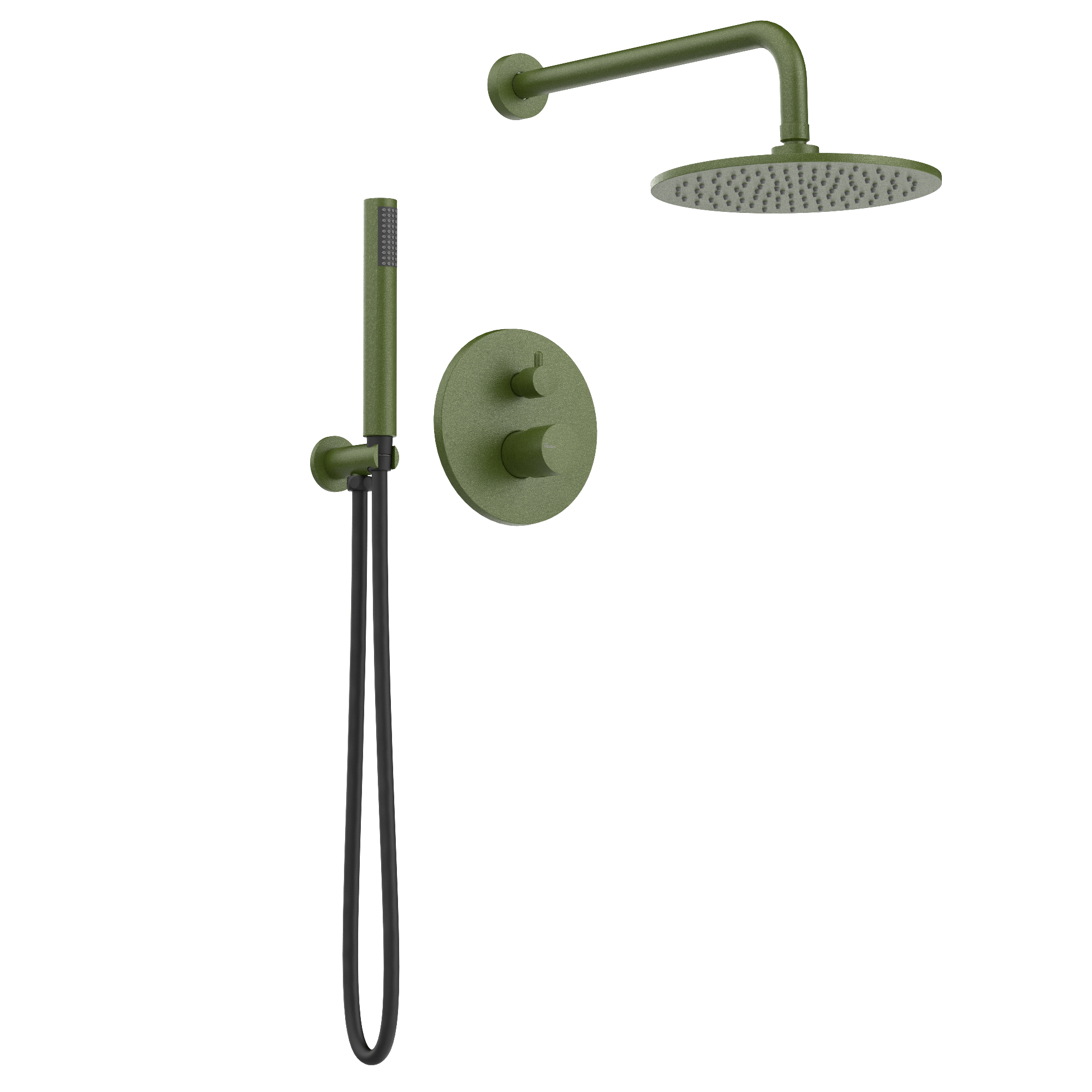 Pack de ducha empotrado 2 vías con rociador de pared Veritas — detalle 14 · Casa Buades