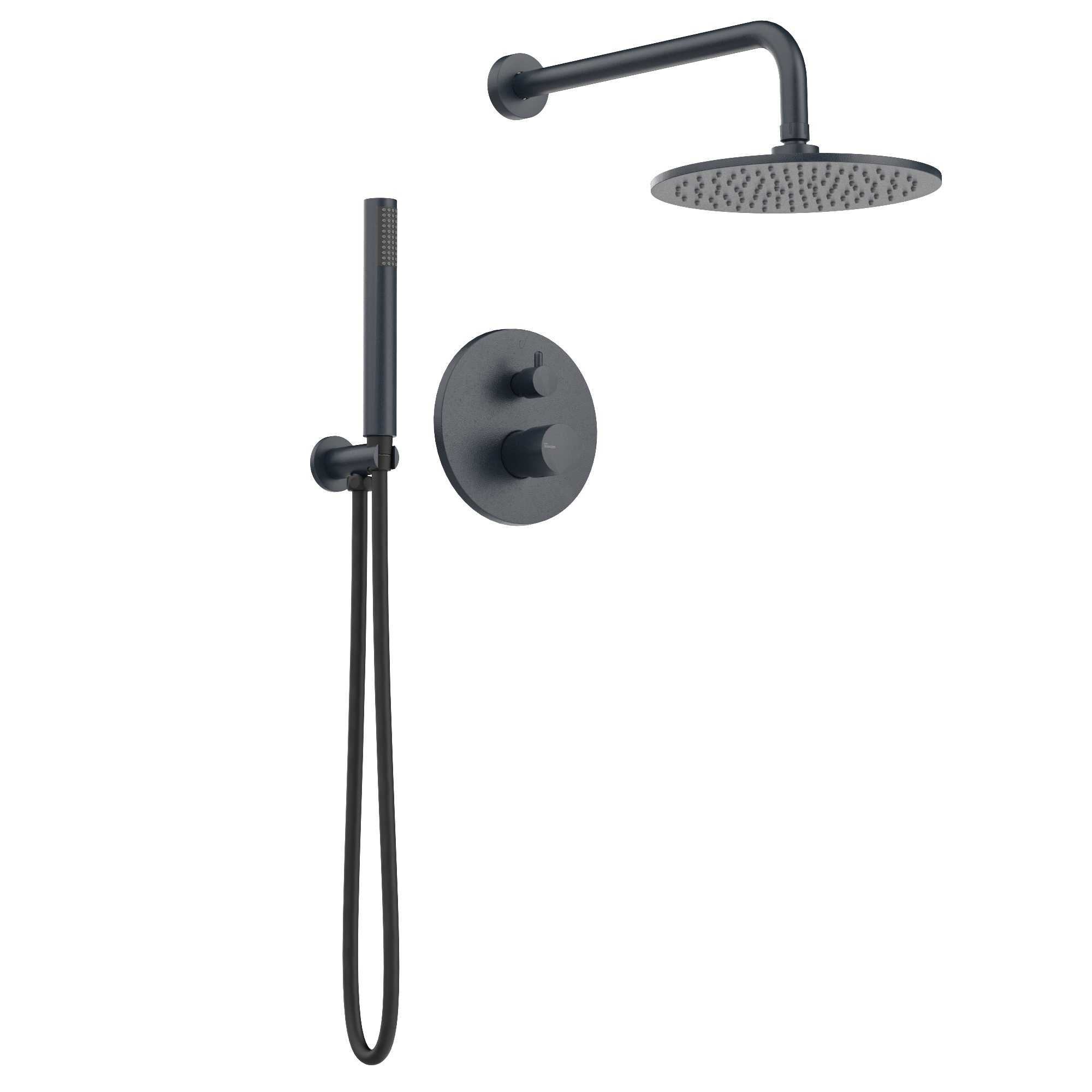 Pack de ducha empotrado 2 vías con rociador de pared Veritas — detalle 12 · Casa Buades