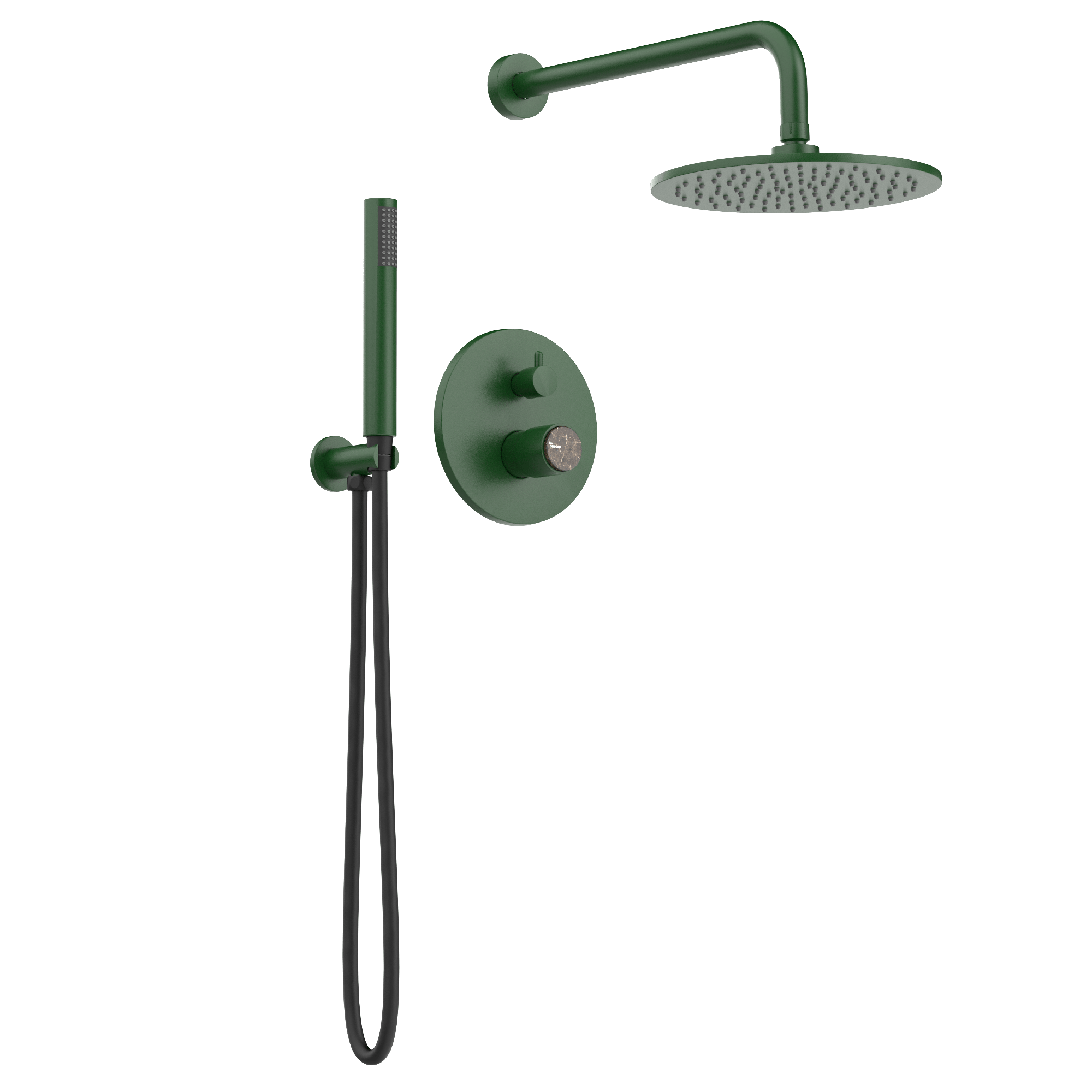 Pack de ducha empotrado con rociador de pared Veritas — Casa Buades