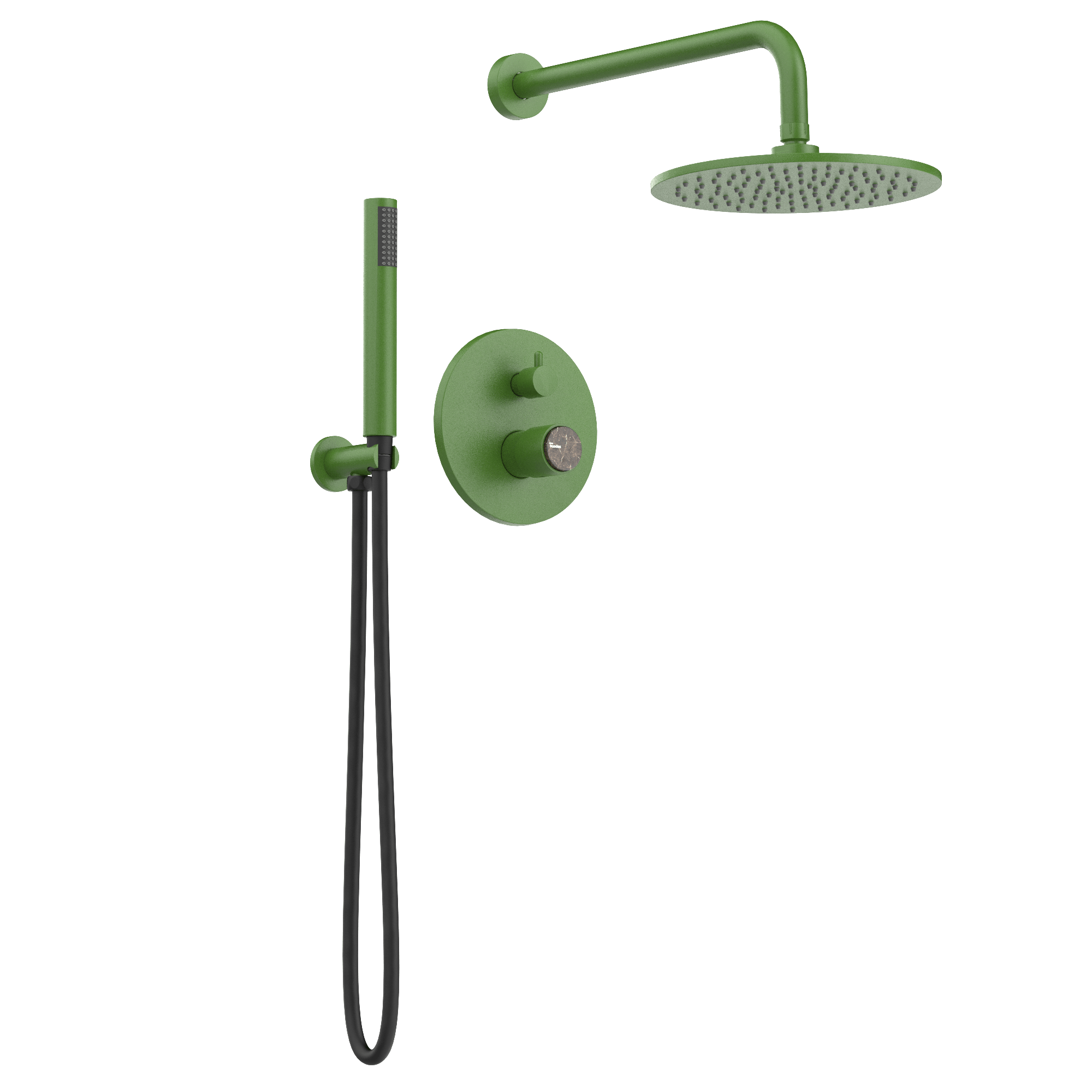 Pack de ducha empotrado con rociador de pared Veritas — Casa Buades