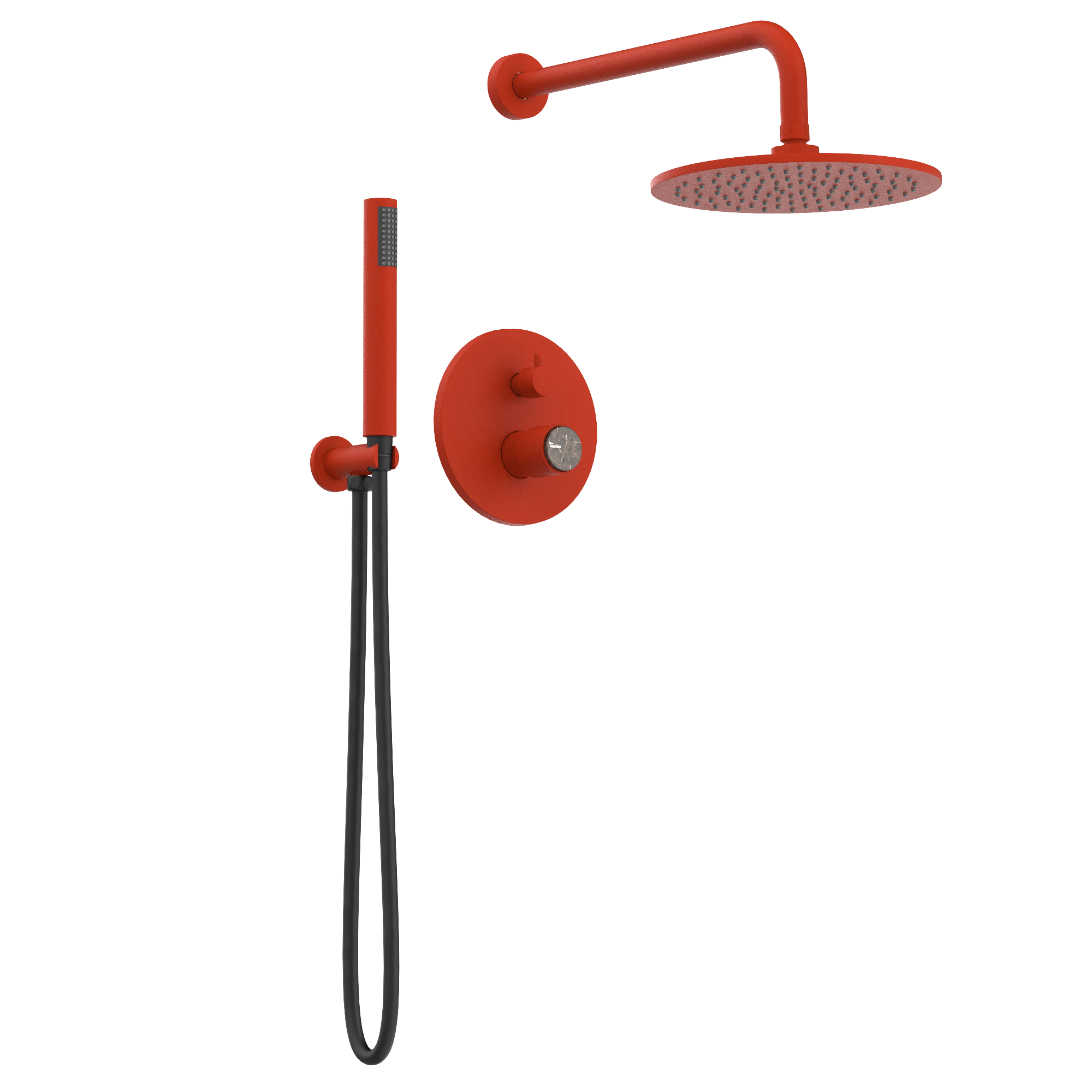 Pack de ducha empotrado con rociador de pared Veritas — Casa Buades