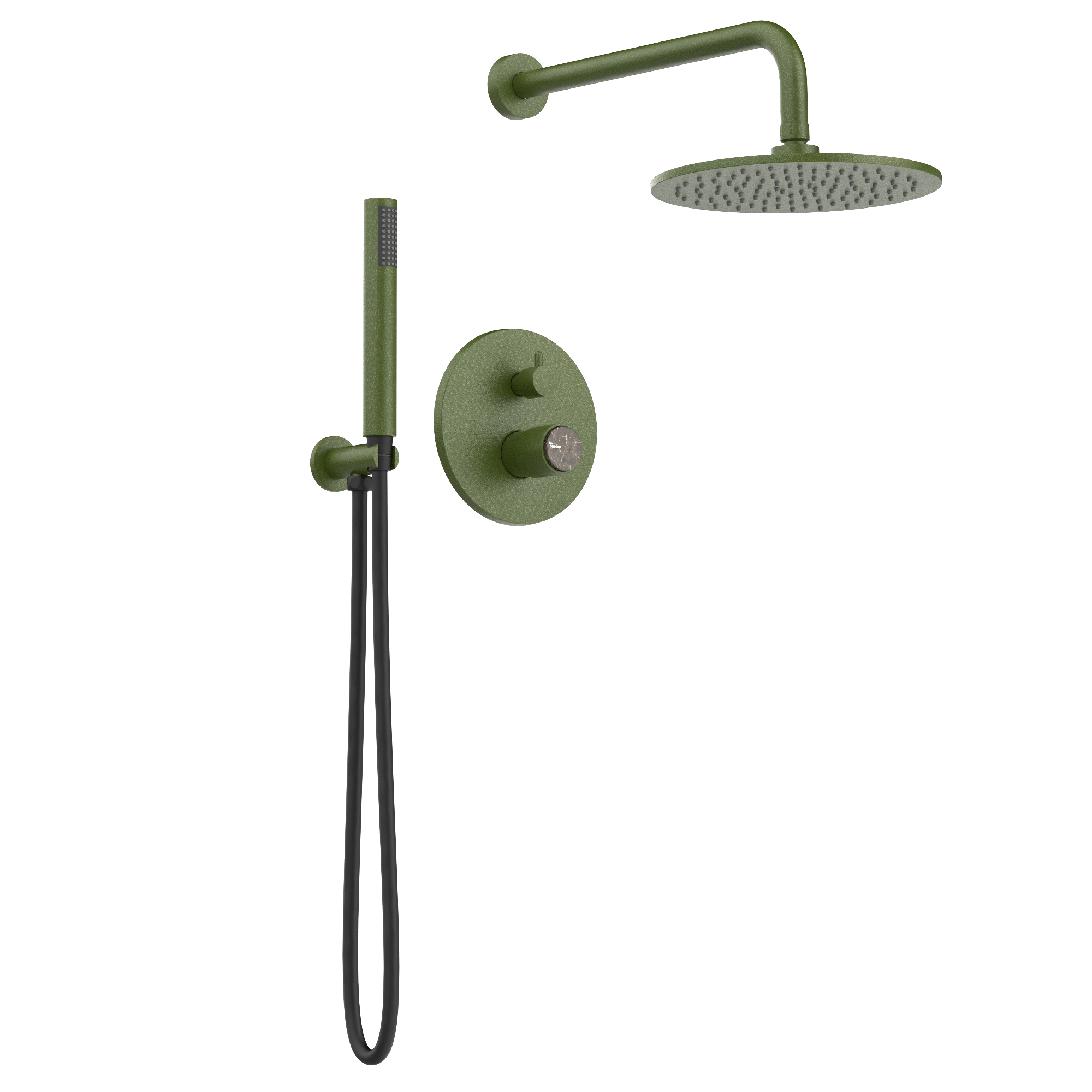 Pack de ducha empotrado con rociador de pared Veritas — Casa Buades